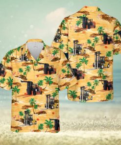 High Capacity Forklift 3D Hawaiian Shirt Summer Holiday Gift For Men And Women