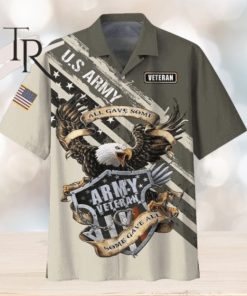 High Quality Veteran Eagle Army Aloha Hawaiian Shirt