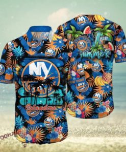 Hiking Time Inspired New York Islanders Hawaiian Shirt