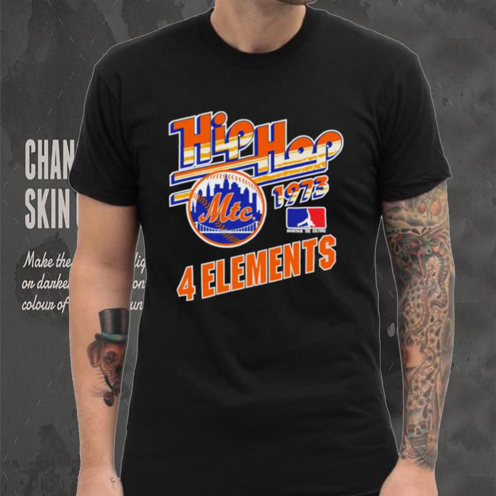 Hip hop 1973 New York Mets baseball 4 elements skyline logo shirt Hip hop 1973 New York Mets baseball 4 elements skyline logo shirt