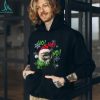 Colorful Baby Yoda And The Mandalorian Merry Christmas Tree Gift Shirt
