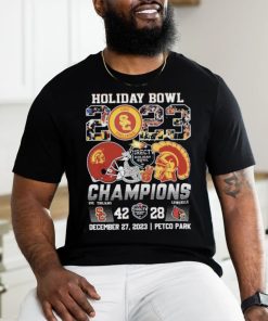 Holiday Bowl 2023 Champions 42 vs 28 Usc Trojans Petco Park Shirt