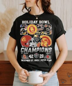 Holiday Bowl 2023 Champions 42 vs 28 Usc Trojans Petco Park Shirt