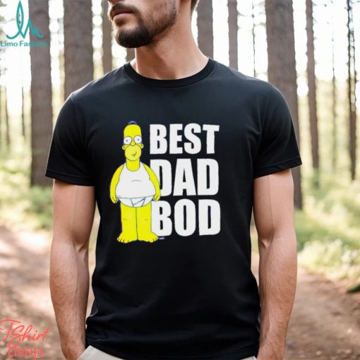 Homer The Simpsons Best Dad Bod T Shirt