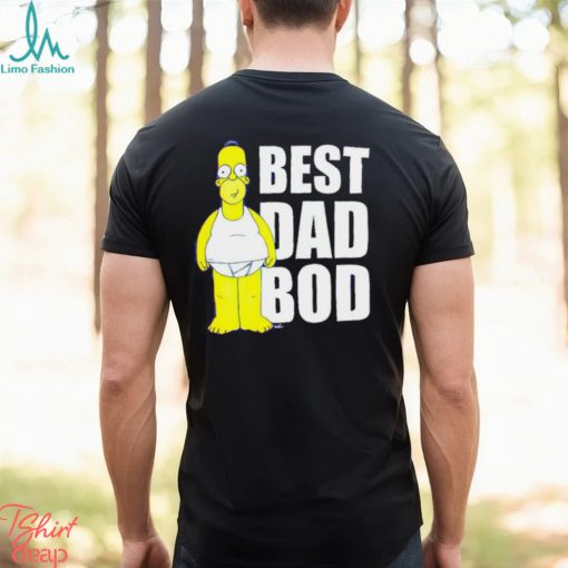 Homer The Simpsons Best Dad Bod T Shirt