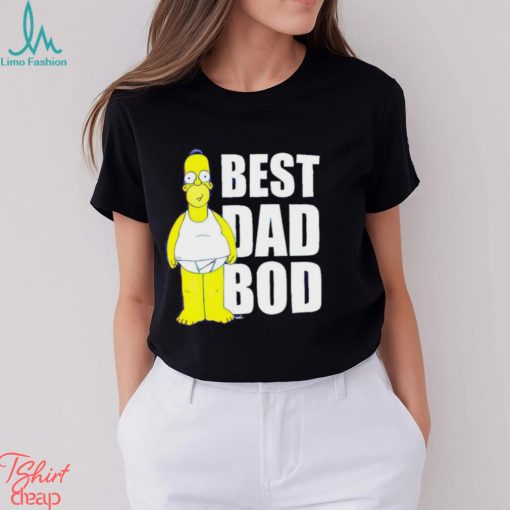 Homer The Simpsons Best Dad Bod T Shirt
