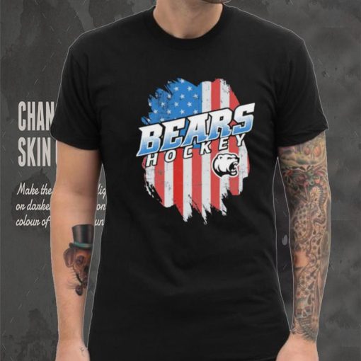 Hometown Heroes Night Bears hockey American flag shirt