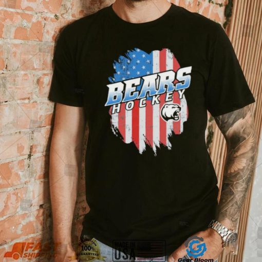 Hometown Heroes Night Bears hockey American flag shirt