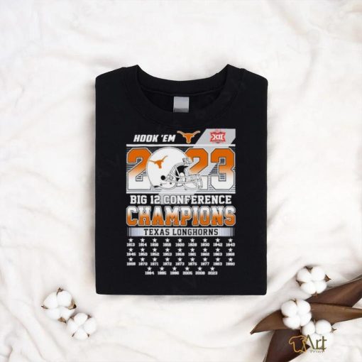 Hook ‘Em 33 Time Big 12 Conference Champions Texas Longhorns Shirt