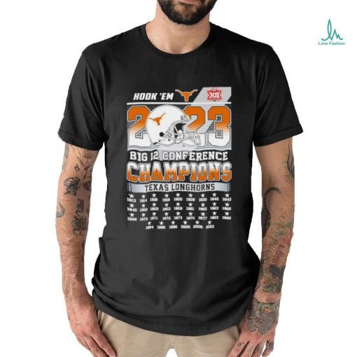 Hook ‘Em 33 Time Big 12 Conference Champions Texas Longhorns Shirt