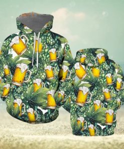 Hops And Craft Beer 3d All Over Print Hoodie