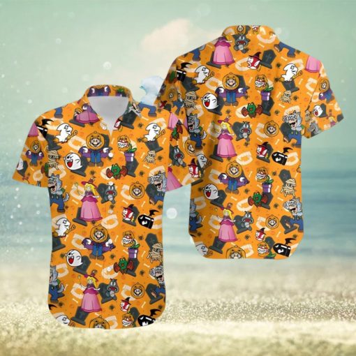 Horror Super Mario Hawaiian Shirt