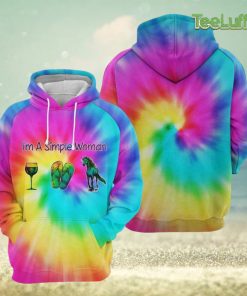 Horse And Wine 3D Printed Hoodie