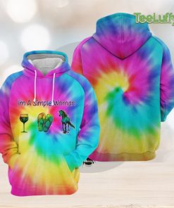 Horse And Wine 3D Printed Hoodie
