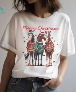 Horse Christmas T shirt