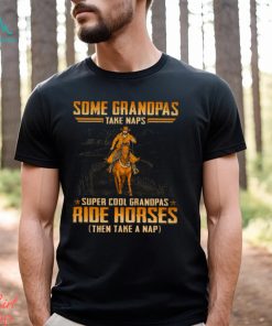 Horse Grandpas Take Naps WDE045 Classic T Shirt