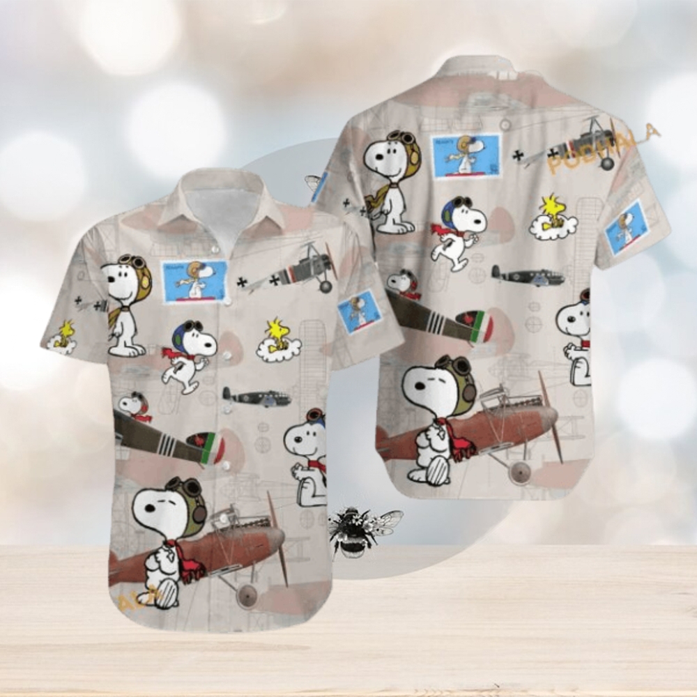 Hot Plane And Snoopy Vintage Hawaiian Shirt, Ideal for Snoopy Enthusiasts Hot Plane And Snoopy Vintage Hawaiian Shirt, Ideal for Snoopy Enthusiasts