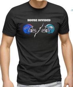 House Divided Bills And Eagles Helmets Shirt