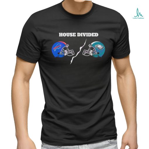 House Divided Bills And Eagles Helmets Shirt