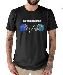 House Divided Bills And Eagles Helmets Shirt