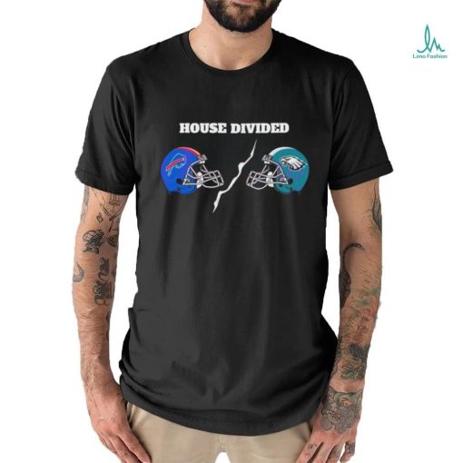 House Divided Bills And Eagles Helmets Shirt