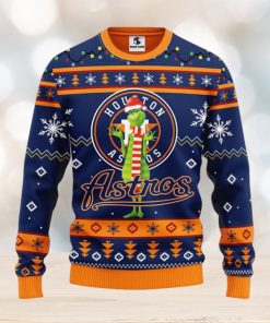 Houston Astros Funny Grinch Christmas Ugly Sweater