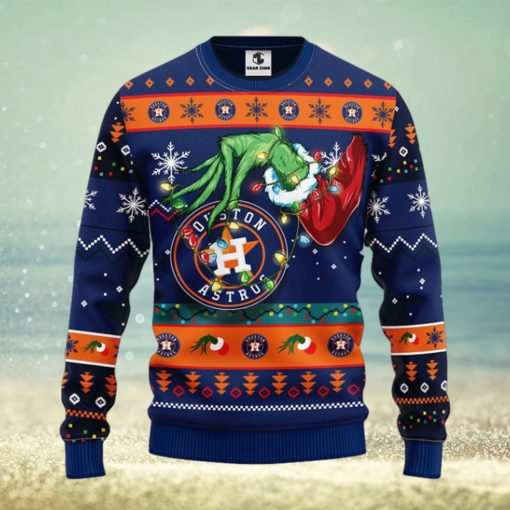 Houston Astros Grinch Christmas Ugly Sweater