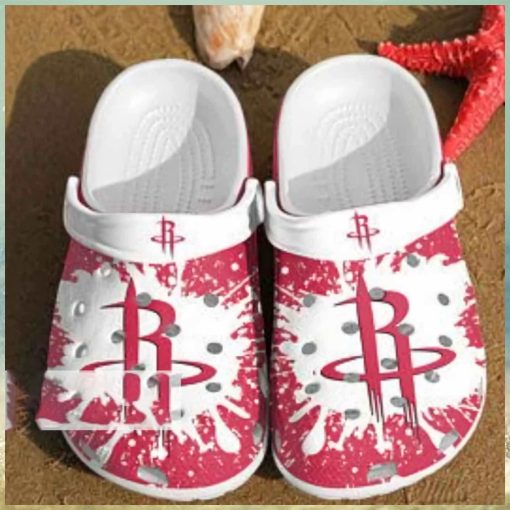 Houston Rockets Crocs Classic Clog Shoes Gift