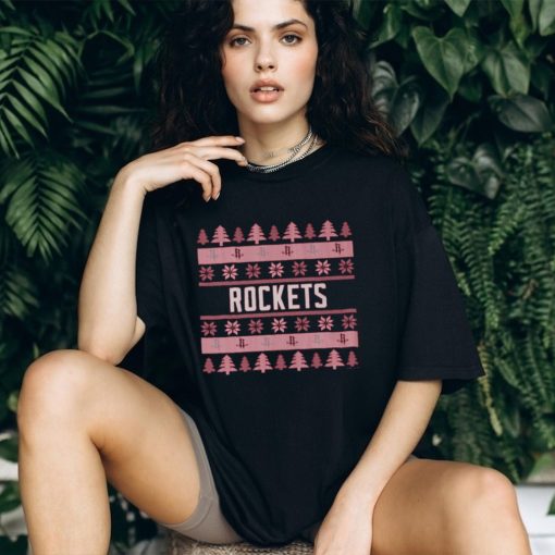 Houston Rockets Holiday Christmas Tree T Shirt