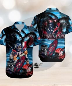 Houston Texans Mascot Design NFL Hawaiian Shirt, Texans Gifts