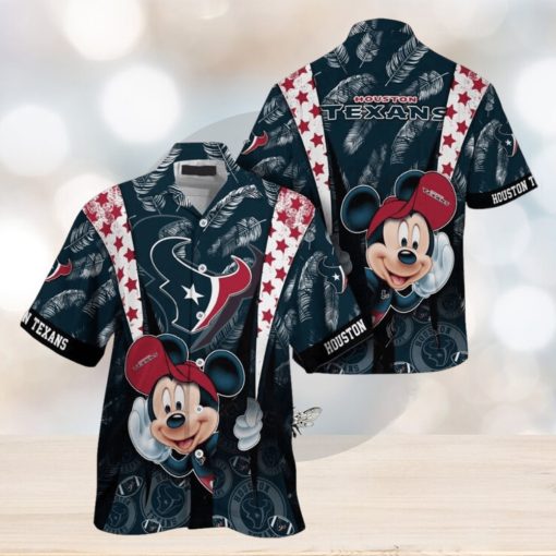 Houston Texans Mickey Mouse NFL Hawaiian Shirt