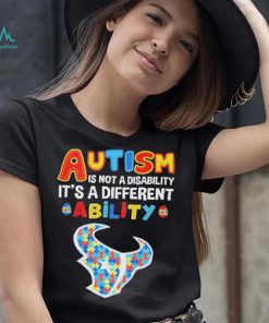 Houston Texans NFL Autism Is Not A Disability 2024 Shirt