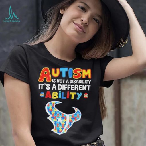 Houston Texans NFL Autism Is Not A Disability 2024 Shirt