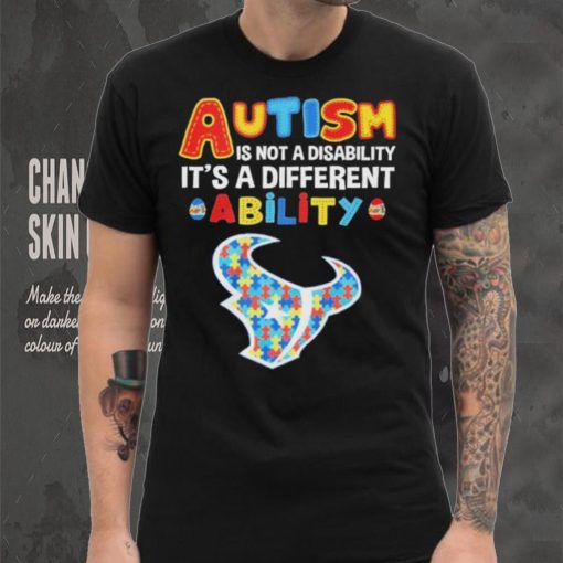 Houston Texans NFL Autism Is Not A Disability 2024 Shirt