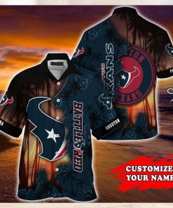 Houston Texans NFL Customized Summer Hawaii Shirt For Sports Enthusiasts