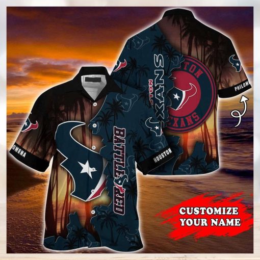 Houston Texans NFL Customized Summer Hawaii Shirt For Sports Enthusiasts