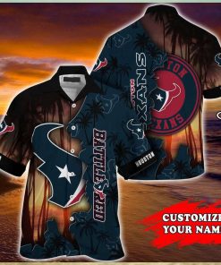 Houston Texans NFL Customized Summer Hawaii Shirt For Sports Enthusiasts