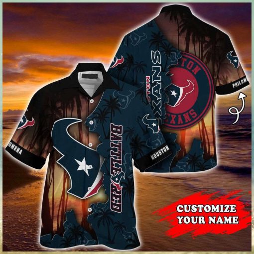 Houston Texans NFL Customized Summer Hawaii Shirt For Sports Enthusiasts