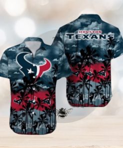Houston Texans Palm Tree Design NFL Hawaiian Shirt, Texans Clothing