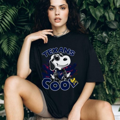 Houston Texans Snoopy Joe Cool Were Awesome Shirt