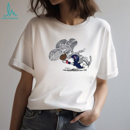 Houston Texans Snoopy Plays The Football Game Shirt