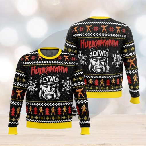 Hulkamania Hulk Hogan Ugly Christmas Sweater