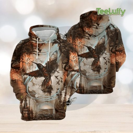 Hummingbird 3D Printed Hoodie Ver 3