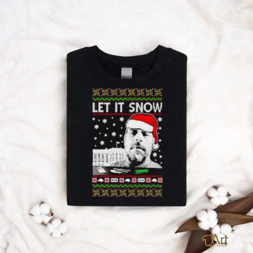 Hunter Let It Snow Biden Ugly Christmas Shirt