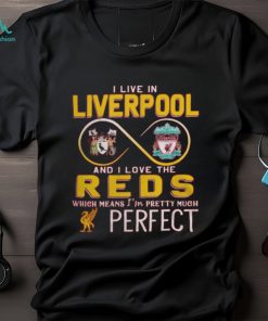 I Live In Liverpool And I Love The Reds Which Means I’m Pretty Much Perfect T Shirt