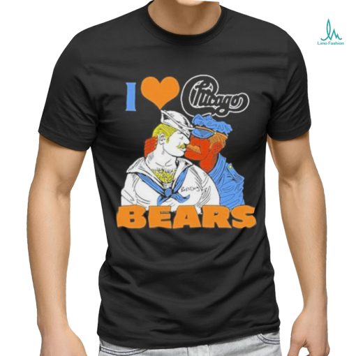 I Love Chicago Bears T Shirt