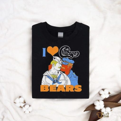 I Love Chicago Bears T Shirt