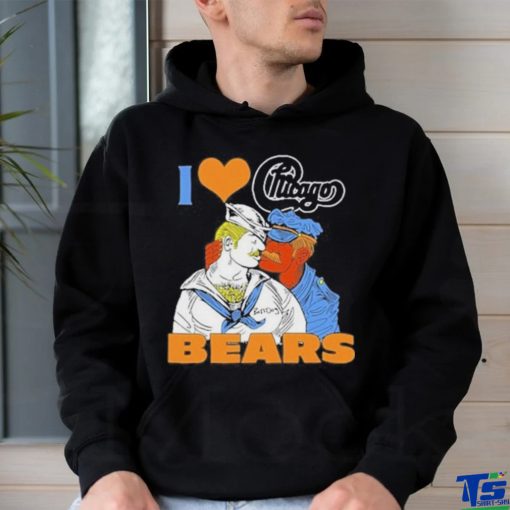 I Love Chicago Bears T Shirt