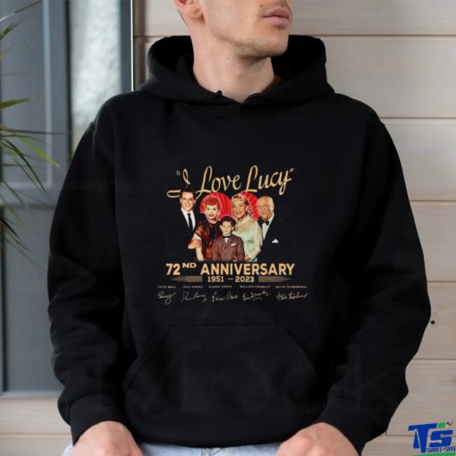 I Love Lucy 72nd Anniversary 1951 – 2023 Thank You For The Memories Unisex T Shirt