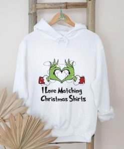 I Love Matching Christmas Shirts